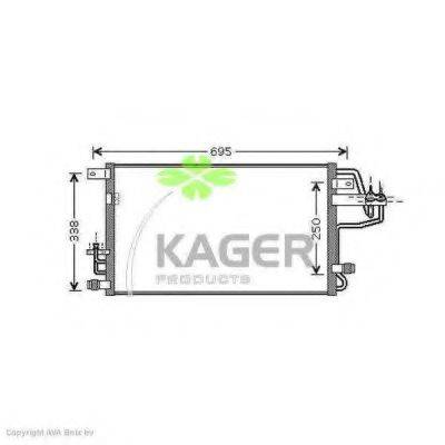 KAGER 946350 Конденсатор, кондиціонер