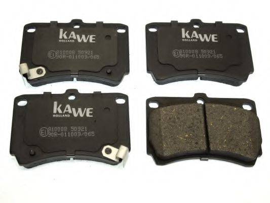 KAWE 810008 Комплект гальмівних колодок, дискове гальмо