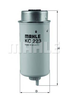 MAHLE ORIGINAL KC223 Паливний фільтр