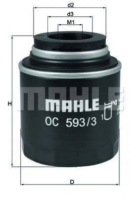 MAHLE ORIGINAL OC5933 Масляний фільтр