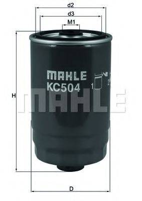 MAHLE ORIGINAL KC504 Паливний фільтр