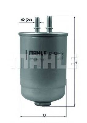 MAHLE ORIGINAL KL48516D Паливний фільтр