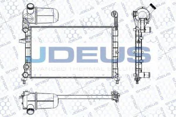 JDEUS RA0110220 Радіатор, охолодження двигуна
