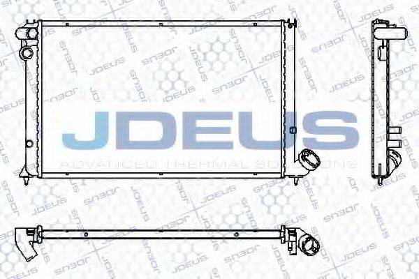 JDEUS RA0210250 Радіатор, охолодження двигуна
