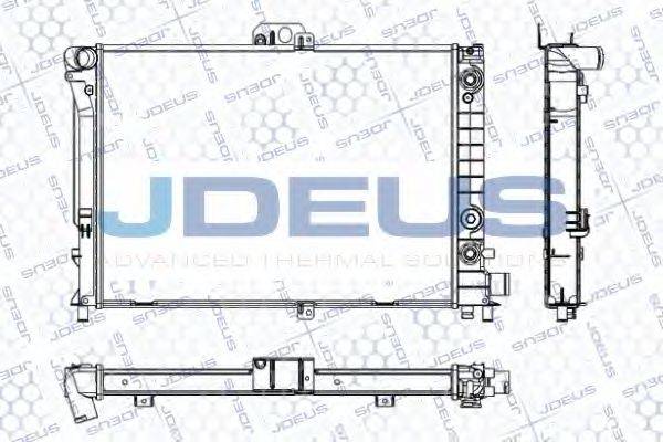 JDEUS RA0240130 Радіатор, охолодження двигуна
