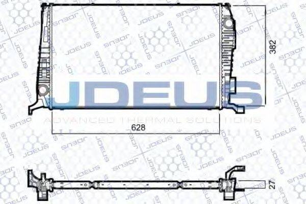 JDEUS 023M52 Радіатор, охолодження двигуна