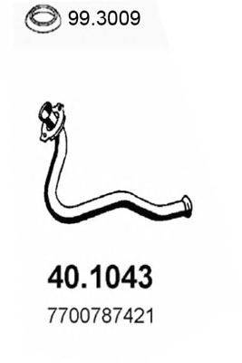 ASSO 401043 Труба вихлопного газу