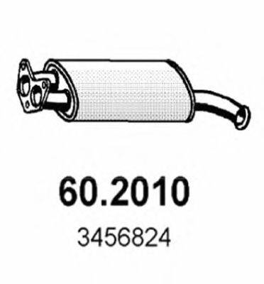 ASSO 602010 Передглушувач вихлопних газів