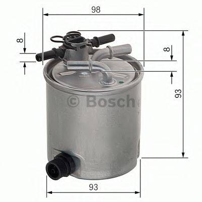 BOSCH F026402072 Паливний фільтр
