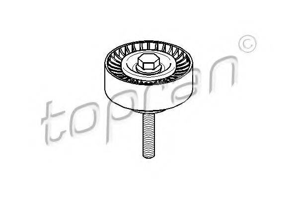 TOPRAN 110377 Паразитний / провідний ролик, полікліновий ремінь