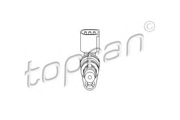 TOPRAN 111385 Датчик частоти обертання, керування двигуном