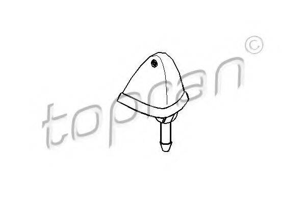 TOPRAN 103244 Розпилювач води для чищення, система очищення вікон
