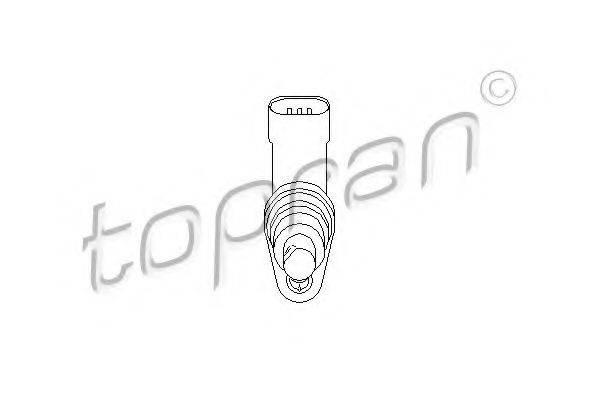 TOPRAN 207068 Датчик частоти обертання, керування двигуном