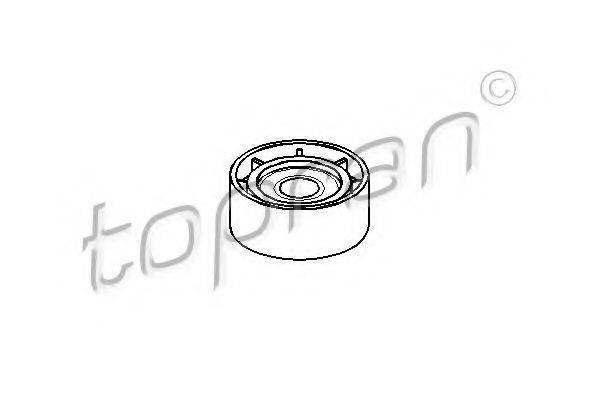 TOPRAN 207021 Паразитний / провідний ролик, полікліновий ремінь