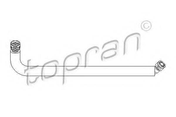 TOPRAN 501418 Шланг, повітровідведення кришки головки циліндра