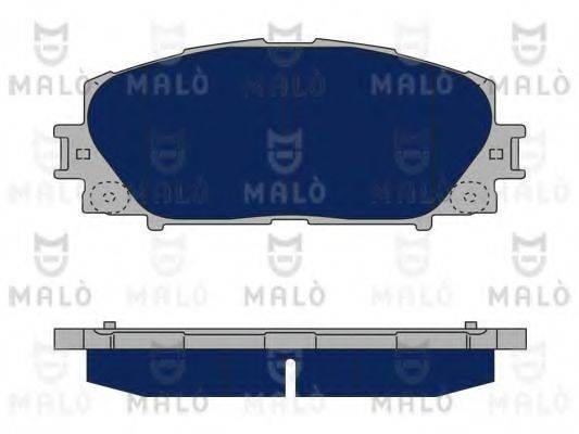 MALO 1050040 Комплект гальмівних колодок, дискове гальмо