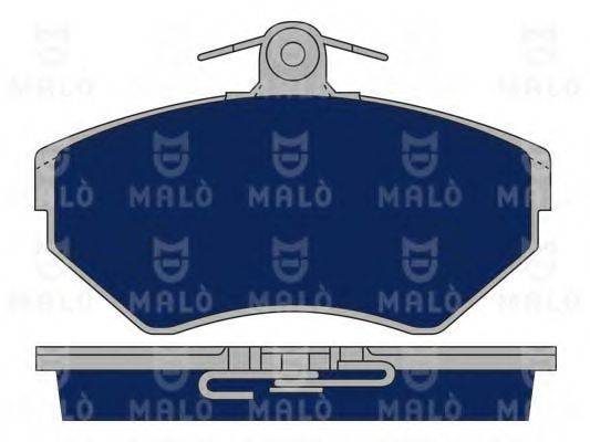MALO 1050092 Комплект гальмівних колодок, дискове гальмо