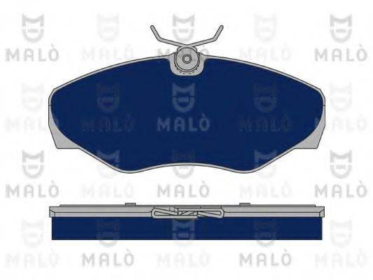 MALO 1050136 Комплект гальмівних колодок, дискове гальмо
