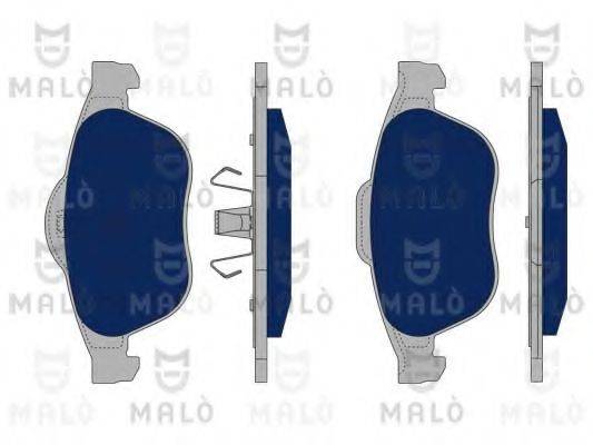 MALO 1050185 Комплект гальмівних колодок, дискове гальмо