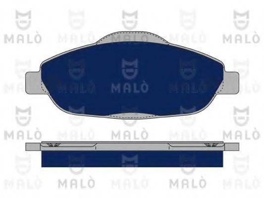 MALO 1050253 Комплект гальмівних колодок, дискове гальмо