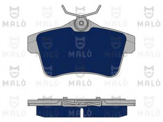 MALO 1050256 Комплект гальмівних колодок, дискове гальмо