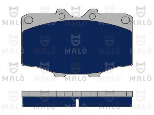 MALO 1050307 Комплект гальмівних колодок, дискове гальмо