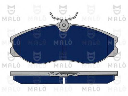 MALO 1050356 Комплект гальмівних колодок, дискове гальмо
