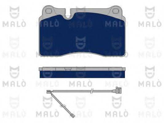 MALO 1050369 Комплект гальмівних колодок, дискове гальмо