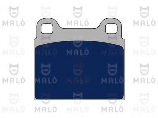 MALO 1050753 Комплект гальмівних колодок, дискове гальмо