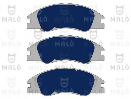 MALO 1050972 Комплект гальмівних колодок, дискове гальмо