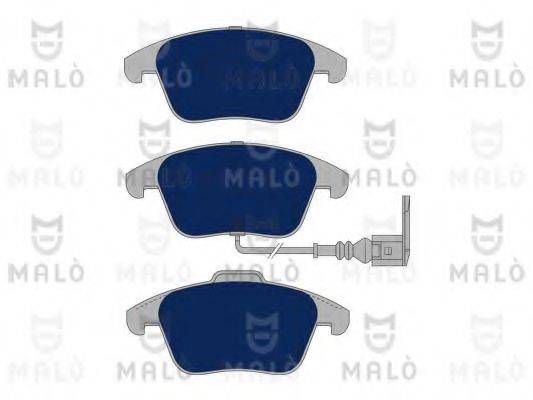 MALO 1051035 Комплект гальмівних колодок, дискове гальмо