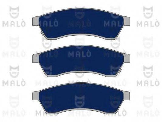 MALO 1051046 Комплект гальмівних колодок, дискове гальмо