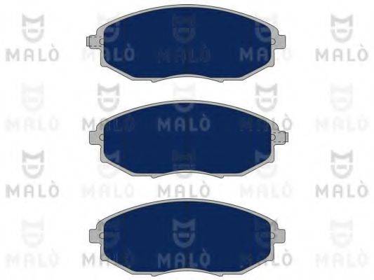 MALO 1051047 Комплект гальмівних колодок, дискове гальмо