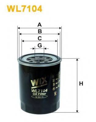 WIX FILTERS WL7104 Масляний фільтр