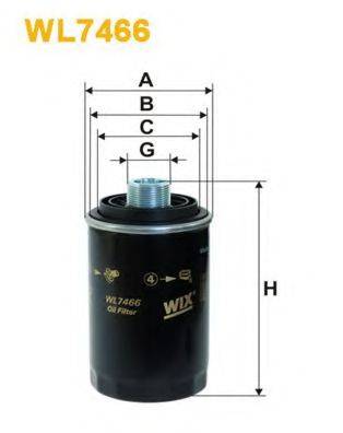 WIX FILTERS WL7466 Масляний фільтр