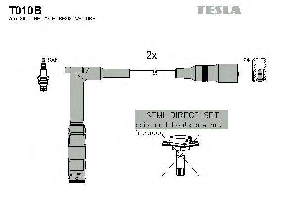 TESLA T010B Комплект дротів запалювання