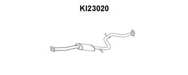 VENEPORTE KI23020 Передглушувач вихлопних газів