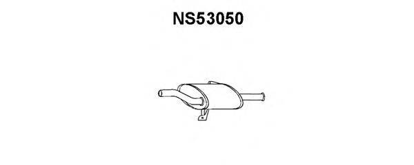 VENEPORTE NS53050 Глушник вихлопних газів кінцевий