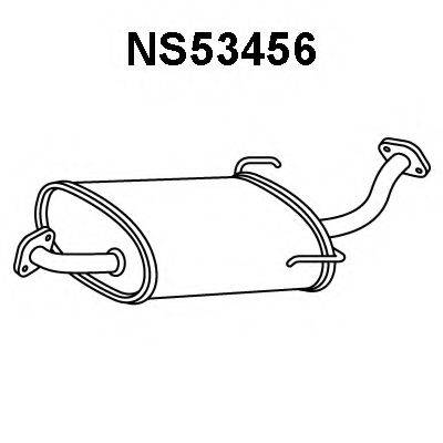 VENEPORTE NS53456 Передглушувач вихлопних газів