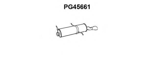 VENEPORTE PG45661 Середній глушник вихлопних газів