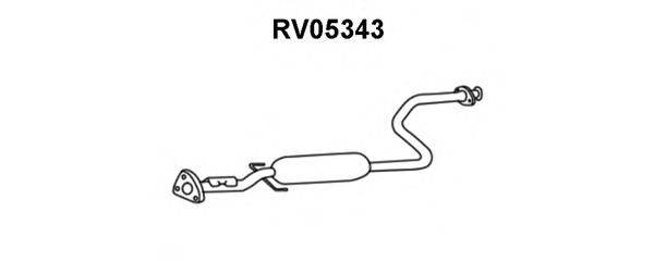 VENEPORTE RV05343 Передглушувач вихлопних газів