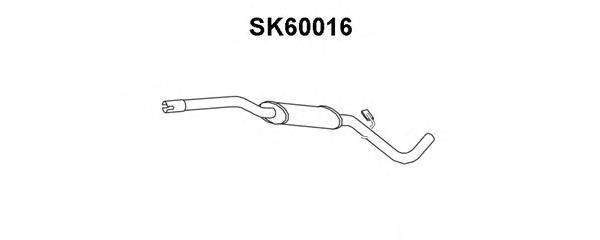 VENEPORTE SK60016 Передглушувач вихлопних газів