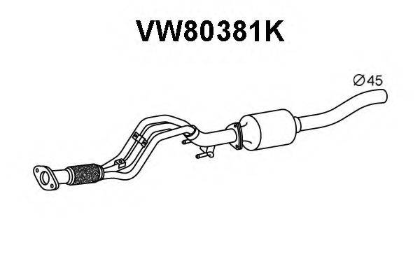 VENEPORTE VW80381K Каталізатор