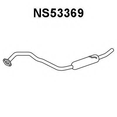 VENEPORTE NS53369 Глушник вихлопних газів кінцевий