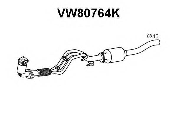VENEPORTE VW80764K Каталізатор