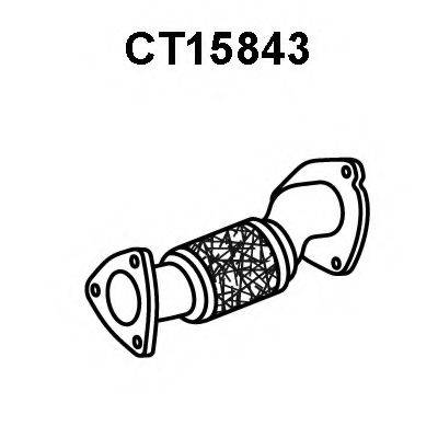 VENEPORTE CT15843 Труба вихлопного газу