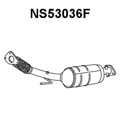VENEPORTE NS53036F Саджовий/частковий фільтр, система вихлопу ОГ