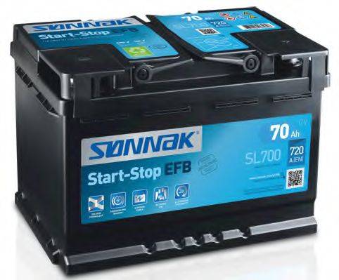 SONNAK SL700 Стартерна акумуляторна батарея; Стартерна акумуляторна батарея