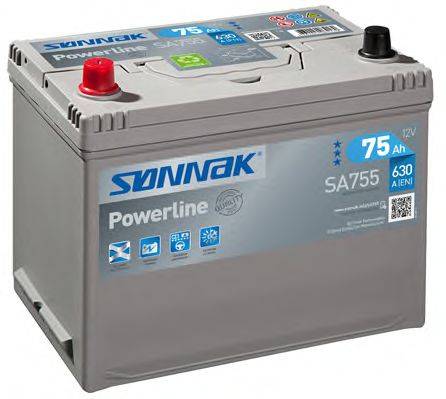 SONNAK SA755 Стартерна акумуляторна батарея; Стартерна акумуляторна батарея