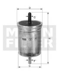 MANN-FILTER WK513 Паливний фільтр